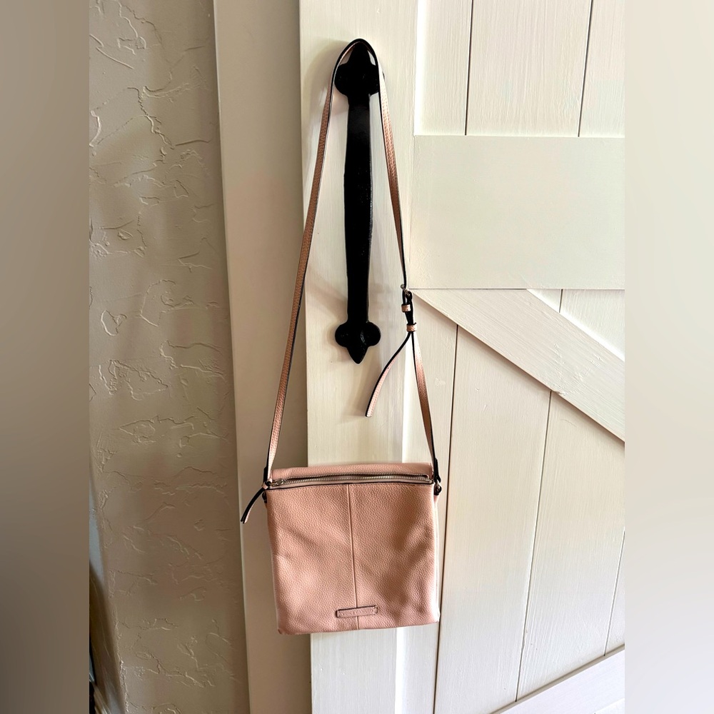 Vince Camuto Pale Pink Leather Crossbody NWOT